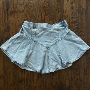 Aerie Denim Blue Skirt